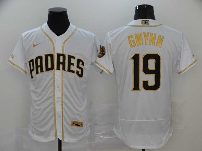Padres 19 Tony Gwynn White Gold Nike 2020 Flexbase Jersey,We sell and wholesale Padres 19 Tony Gwynn White Gold Nike 2020 Flexbase Jersey on line form chian!